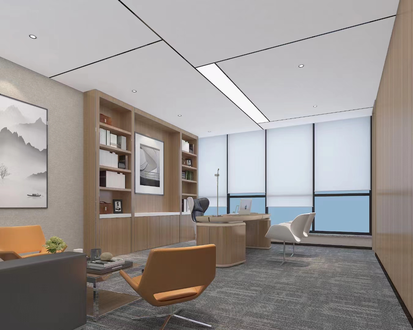 總經理室裝修效果圖