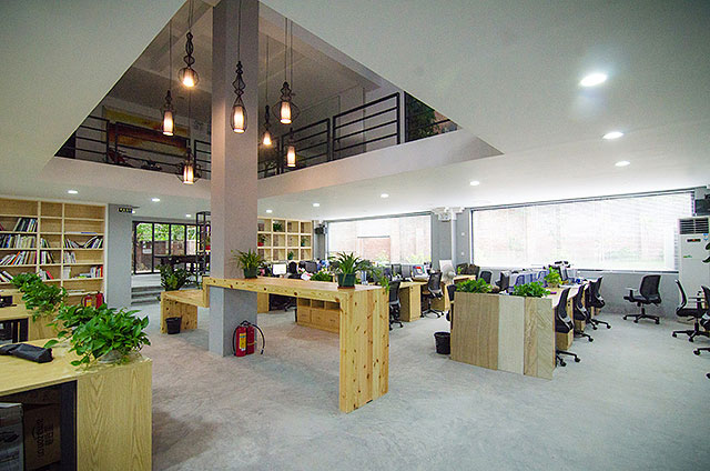 工廠辦公室裝修效果圖