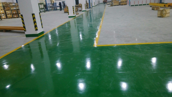 上海松江工廠裝修環氧地坪施工圖片