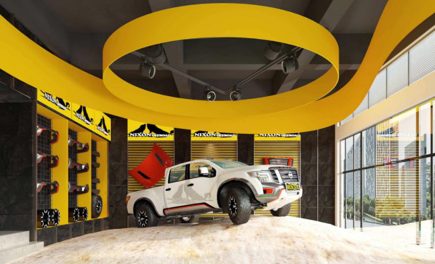 汽車維修改裝店裝修設計